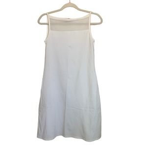 Feelgood Paris | Bodycon long midi white cream stretch dress stretch comfy soft